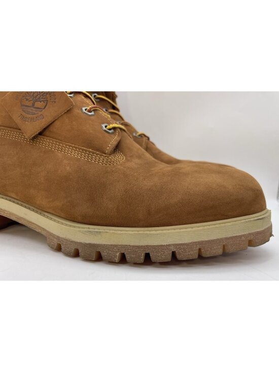 Timberland Men’s 6-Inch Premium Waterproof Nubuck Boots Wheat Brown Size 13 main image 5